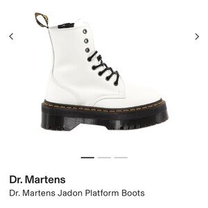 Dr.Martens Jadon platform boots. Size 9